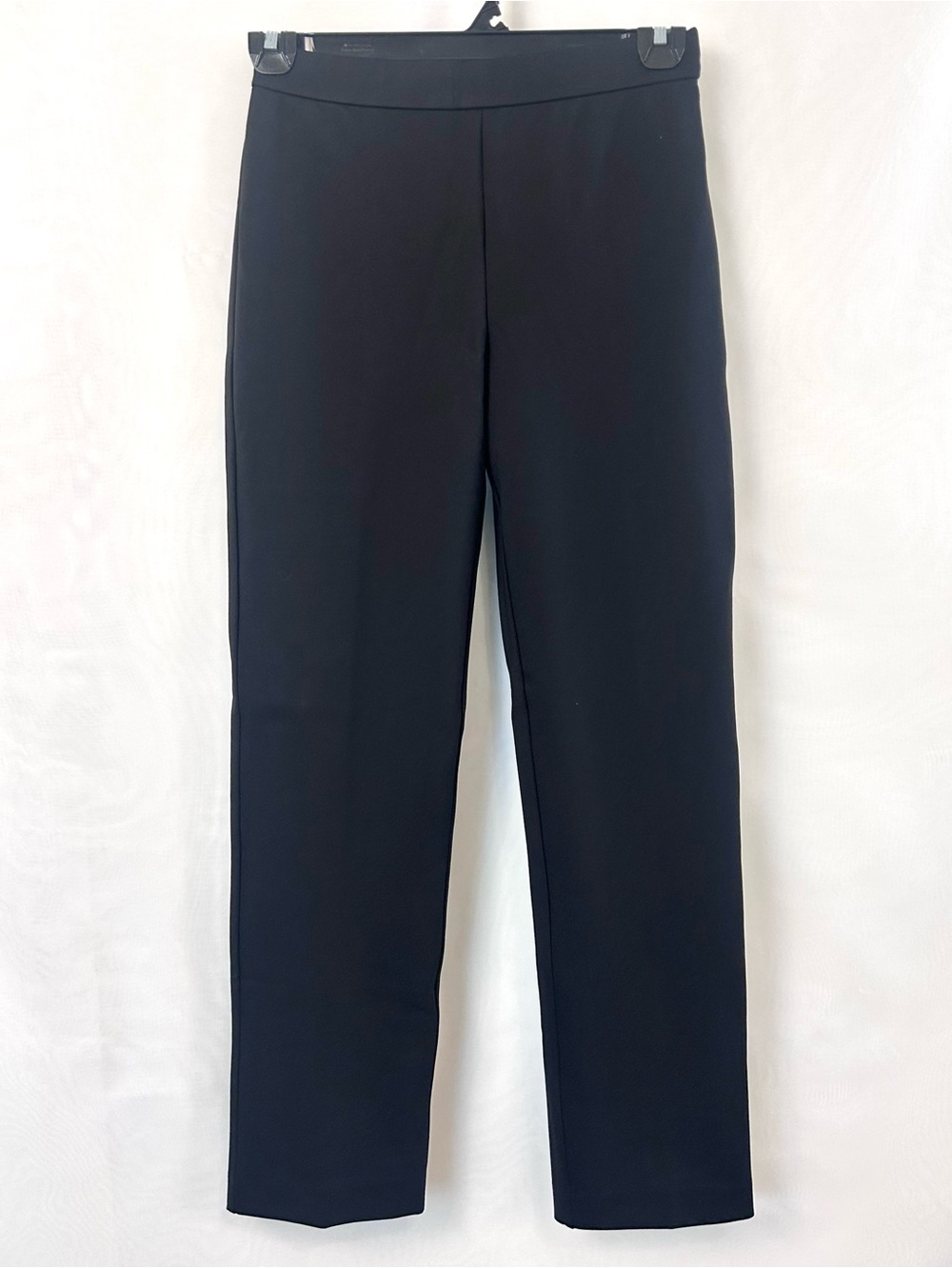 New Susan Graver Regular Ponte Straight-Leg Pull-On Pants QVC XS
